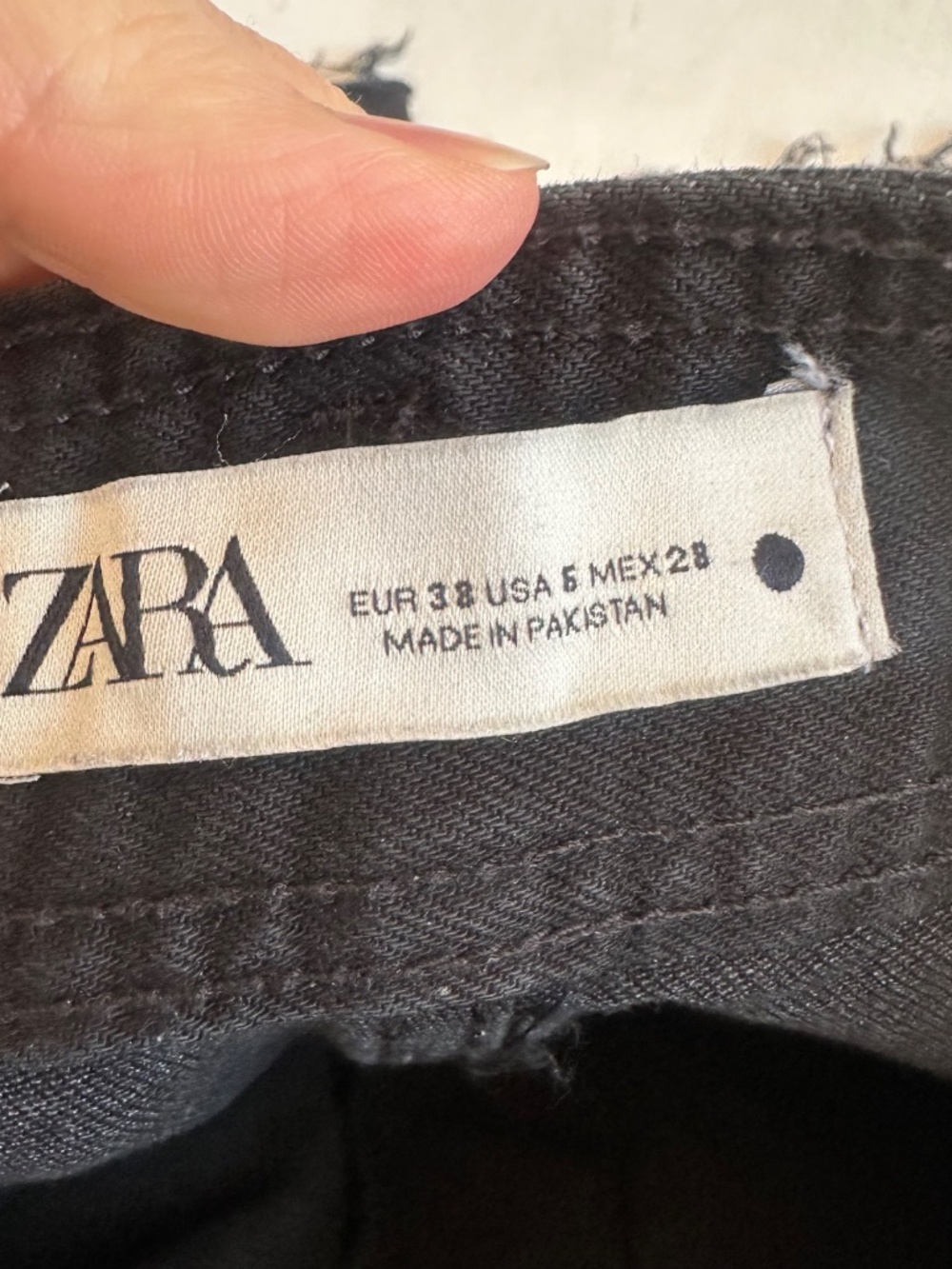 Zara Marine Straight Jeans in Black - Picture 4 of 6